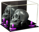 Dustproof clear acrylic display case for figures, models, and collectibles