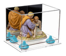 Clear acrylic display case for collectibles and memorabilia