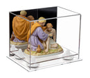Dustproof clear acrylic display case for figures, models, and collectibles