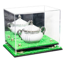Dustproof clear acrylic display case for figures, models, and collectibles
