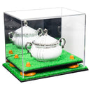 Dustproof clear acrylic display case for figures, models, and collectibles
