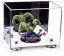 Dustproof clear acrylic display case for figures, models, and collectibles