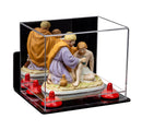 Dustproof clear acrylic display case for figures, models, and collectibles