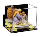 Dustproof clear acrylic display case for figures, models, and collectibles