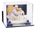 Clear acrylic display case for collectibles and memorabilia