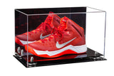 Acrylic Large Single Shoe Display Case for Basketball Shoe, Soccer, Football Cleat - 15x8x9 Mirror No Wall Mount (V11/A013)