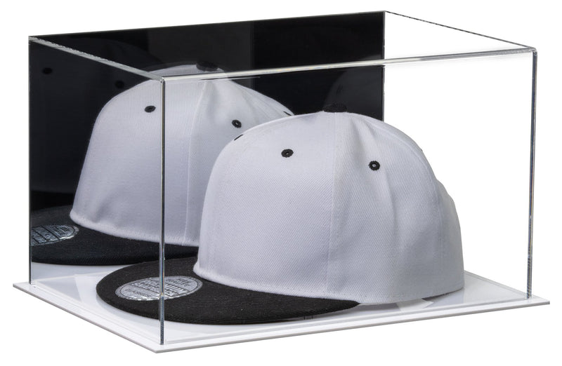 Snapback Hat or Baseball Cap Display Case - Mirror No Wall Mounts (A018/V40)