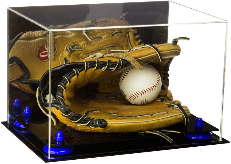 Acrylic Baseball Glove Display Case - Mirror No Wall Mounts  (V41/A004)