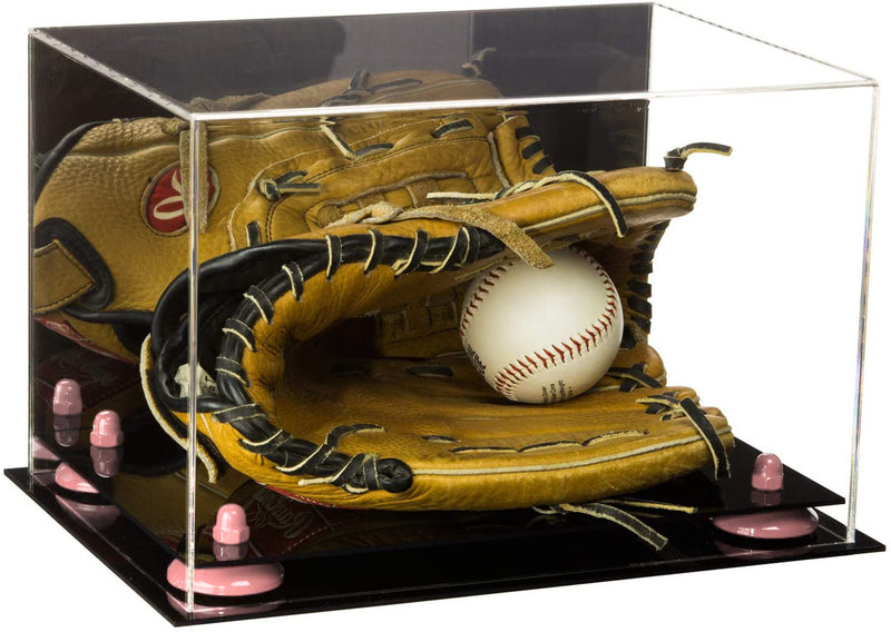 Acrylic Baseball Glove Display Case - Mirror No Wall Mounts  (V41/A004)