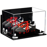 Acrylic Kids Shoes Display Case 12 x 8.25 x 8 - Mirror Wall Mounts (A004/V41)