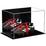 Acrylic Kids Shoes Display Case 12 x 8.25 x 8 - Mirror Wall Mounts (A004/V41)