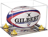 Acrylic Rugby Ball Display Case - Clear (B41/A004)