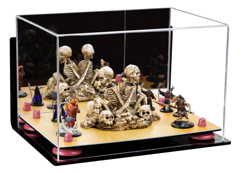 Acrylic Versatile Display Case 12 X 8.25 X 8 - Mirror Wall Mounts (V41/A004)