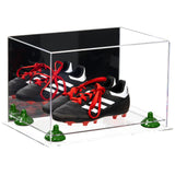 Acrylic Kids Shoes Display Case 12 x 8.25 x 8 - Mirror Wall Mounts (A004/V41)
