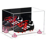 Acrylic Kids Shoes Display Case 12 x 8.25 x 8 - Mirror Wall Mounts (A004/V41)