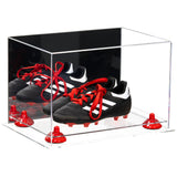 Acrylic Kids Shoes Display Case 12 x 8.25 x 8 - Mirror Wall Mounts (A004/V41)