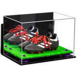 Acrylic Kids Shoes Display Case 12 x 8.25 x 8 - Mirror Wall Mounts (A004/V41)