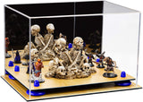 Acrylic Kids Shoes Display Case 12 x 8.25 x 8 - Mirror no Wall Mounts (A004/V41)