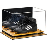 Acrylic Kids Shoes Display Case 12 x 8.25 x 8 - Mirror Wall Mounts (A004/V41)