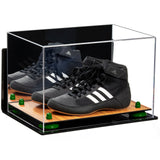 Acrylic Kids Shoes Display Case 12 x 8.25 x 8 - Mirror Wall Mounts (A004/V41)