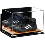 Acrylic Kids Shoes Display Case 12 x 8.25 x 8 - Mirror Wall Mounts (A004/V41)