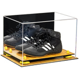 Acrylic Kids Shoes Display Case 12 x 8.25 x 8 - Mirror Wall Mounts (A004/V41)