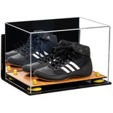 Acrylic Kids Shoes Display Case 12 x 8.25 x 8 - Mirror Wall Mounts (A004/V41)
