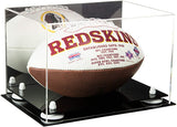 Full-Size Football Display Case Horizontal - Mirror No Wall Mount (B41/A004)