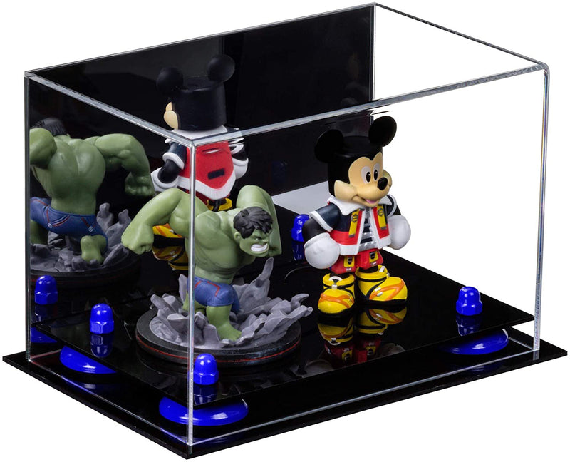 Versatile Acrylic Display Case 9.5 x 6 x 6.5 - Mirror No Wall Mounts (A005/V43)