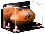 Mini/Miniature (not Full Size) Football Display Case Mirror Wall Mounts (B43/A005)