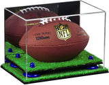 Mini/Miniature (not Full Size) Football Display Case Mirror Wall Mount (B43/A005)