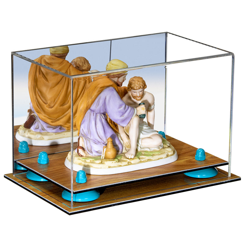 Versatile Acrylic Display Case 9.5 x 6 x 6.5 - Mirror No Wall Mounts (A005/V43)