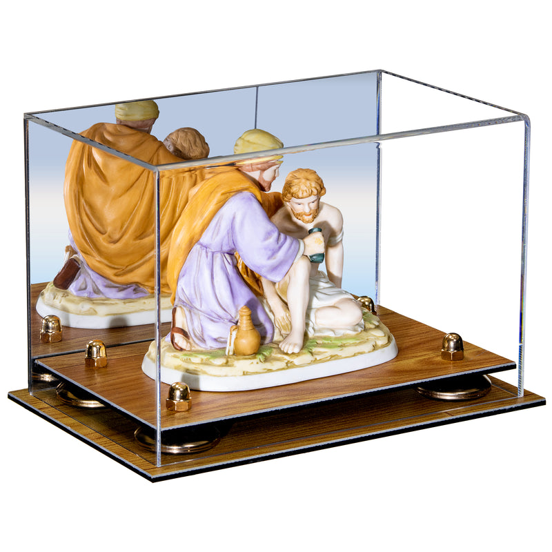 Versatile Acrylic Display Case 9.5 x 6 x 6.5 - Mirror No Wall Mounts (A005/V43)