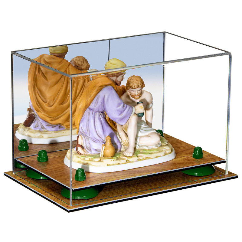 Versatile Acrylic Display Case 9.5 x 6 x 6.5 - Mirror No Wall Mounts (A005/V43)
