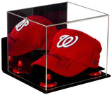 Acrylic Baseball Cap Display Case - Mirror Wall mount (V21/A006)