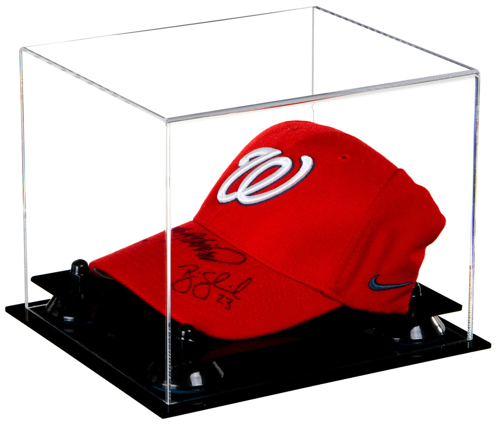 Baseball Cap Display Cases Clear, Mirror & Wall Mounts Better
