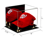 Baseball Cap<br>Display Case with<br>Mirror and Risers (A006)<br><sub>For MLB, NCAA, and more</sub>, Display Case, Better Display Cases, Better Display Cases - Better Display Cases