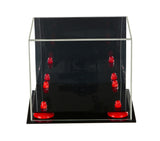 Baseball Cap<br>Display Case with<br>Mirror and Risers (A006)<br><sub>For MLB, NCAA, and more</sub>, Display Case, Better Display Cases, Better Display Cases - Better Display Cases