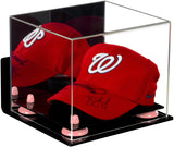 Acrylic Baseball Cap Display Case - Mirror Wall Mounts (V21/A006)