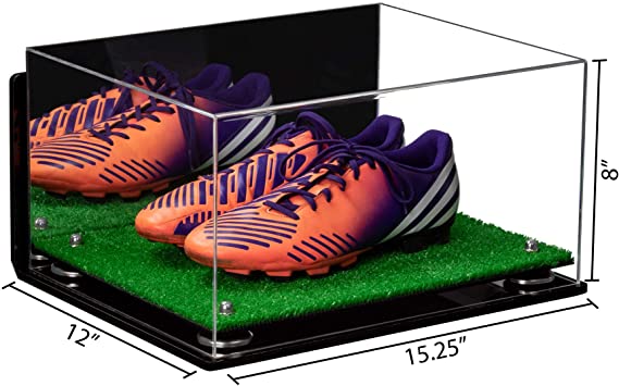 Acrylic Versatile Large Display Case 15.25 x 12 x 8 - Mirror Wall Mounts (A026/V12)