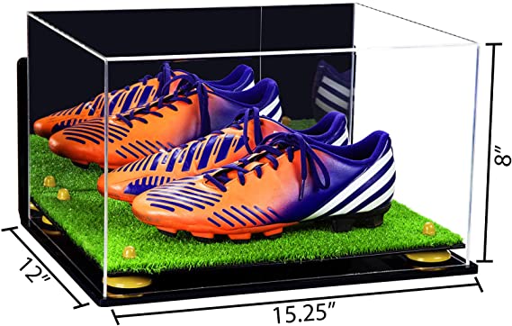 Acrylic Versatile Large Display Case 15.25 x 12 x 8 - Mirror Wall Mounts (A026/V12)