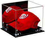 Baseball Cap<br>Display Case with<br>Mirror and Risers (A006)<br><sub>For MLB, NCAA, and more</sub>, Display Case, Better Display Cases, Better Display Cases - Better Display Cases