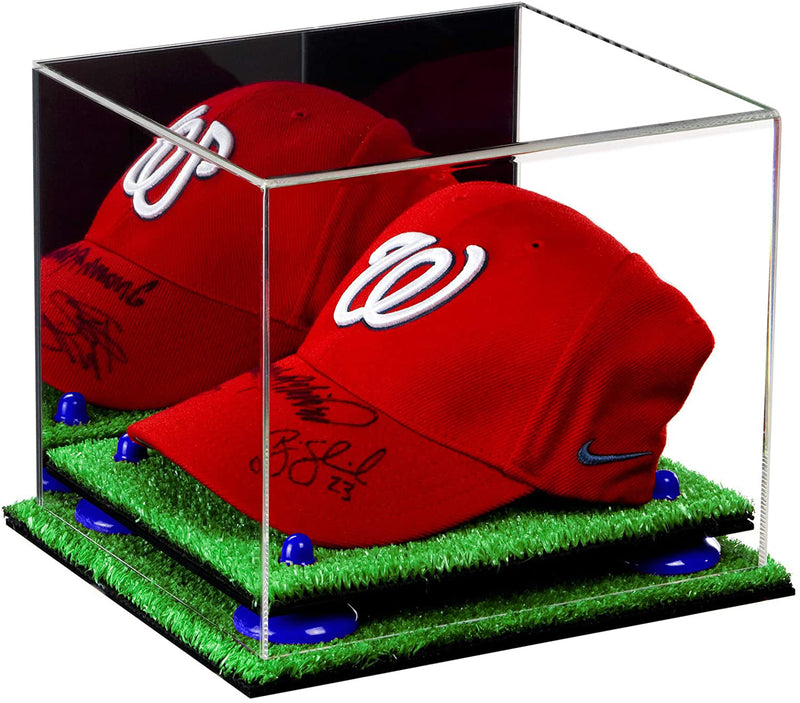Acrylic Baseball Cap Display Case - Mirror Wall Mounts (V21/A006)