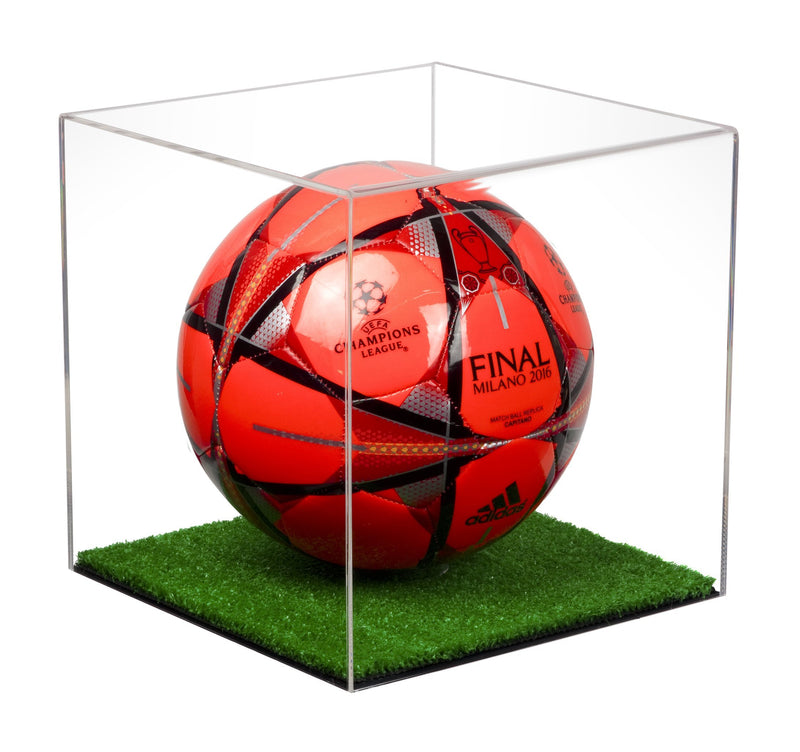 Acrylic Soccer Ball Display Case - Clear (B02/A027)