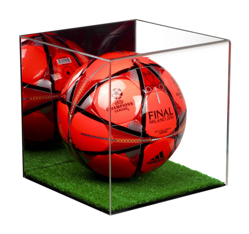 Acrylic Soccer Ball Display Case - Mirror (B02/A027)