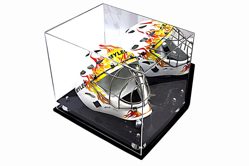 Acrylic Catchers or Goalie Helmet Display Case - Mirror No Wall Mounts (V44/A002)