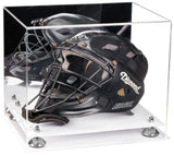 Acrylic Catchers or Goalie Helmet Display Case - Mirror Wall Mounts (V44/A002)