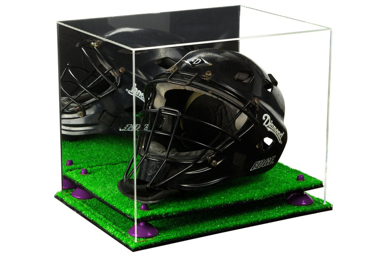 Acrylic Catchers or Goalie Helmet Display Case - Mirror Wall Mounts (V44/A002)