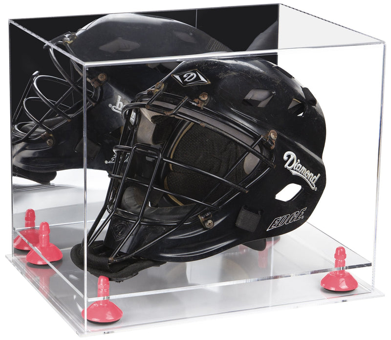 Acrylic Catchers or Goalie Helmet Display Case - Mirror Wall Mounts (V44/A002)