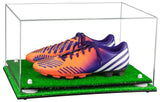 Large Display Case for Basketball Shoes, Sneaker(s), Lacrosse, Soccer, & Football Cleats - 15.25 x 12 x 8 Clear (A026/V12)